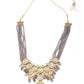 Gray Kundan Trendy Necklace - Rajwada