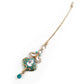 Green And White Kundan Heart Choker Set - Rajwada