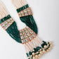 Green Beaded Stands Multi- Necklace Set - Rajwada