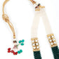 Green Crystals Kundan Necklace - Rajwada