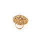 Green Drop Shape Finger Ring - Rajwada