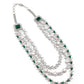 Green elegant necklace set for women - Rajwada