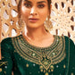 Green Embroidered Georgette Kurta Set - Rajwada