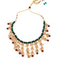 Green Exquisite Necklace Set - Rajwada