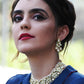 Green Floral Ethnic Necklace - Rajwada