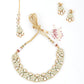 Green Floral Ethnic Necklace - Rajwada