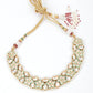 Green Floral Ethnic Necklace - Rajwada
