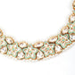 Green Floral Ethnic Necklace - Rajwada