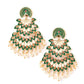 Green Leafy Lovely Dangle Earrings! - Rajwada