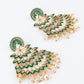 Green Leafy Lovely Dangle Earrings! - Rajwada