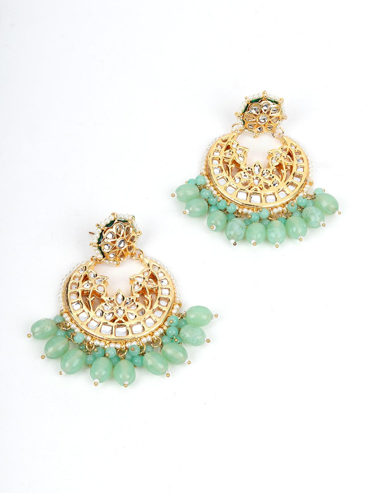 Green Pearl Choker Necklace - Rajwada