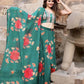 Green Printed Stunning Lehenga Choli Set - Rajwada