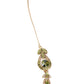Green Stone Elegant Necklace Set - Rajwada