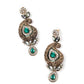 Green Stone With Kundan Necklace Set - Rajwada