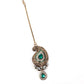 Green Stone With Kundan Necklace Set - Rajwada