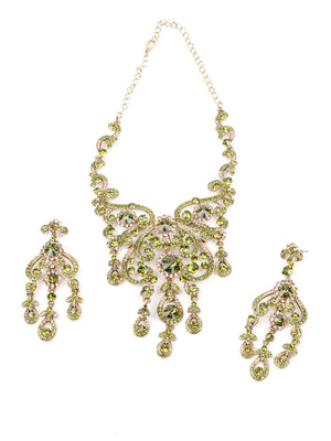 GREEN STONES SET - Rajwada