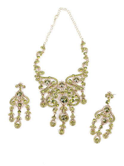 GREEN STONES SET - Rajwada