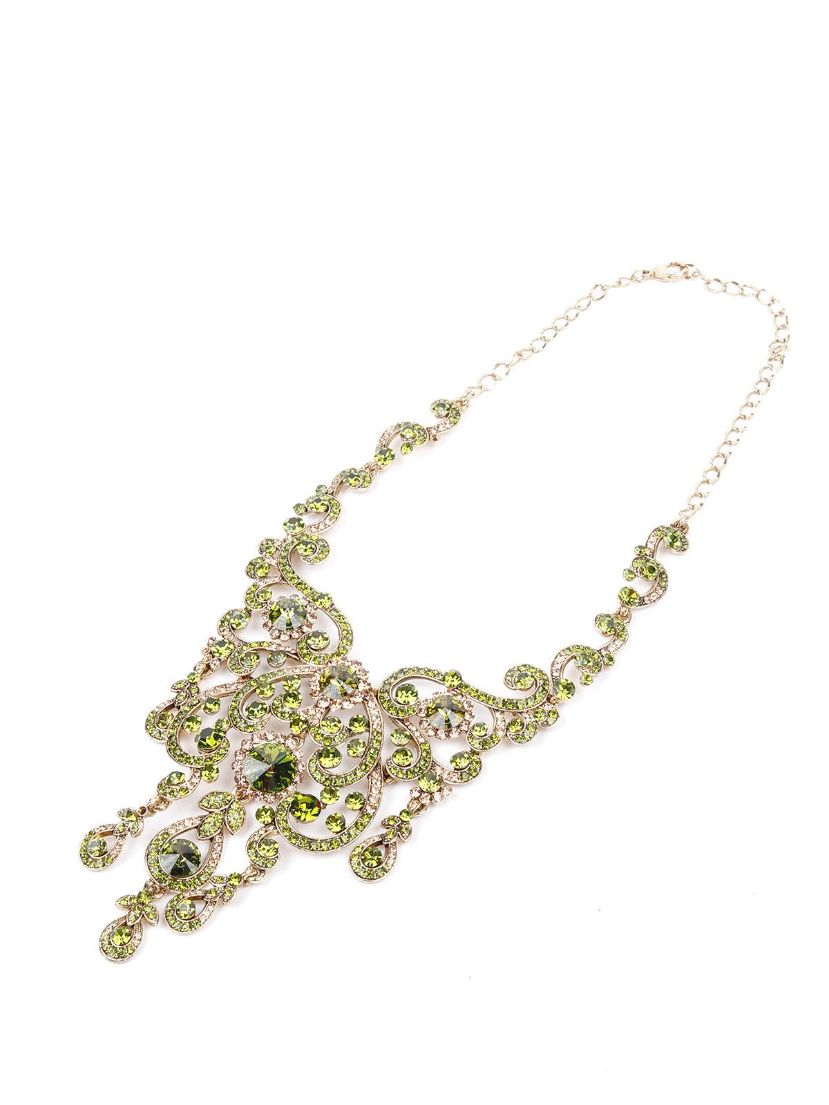 GREEN STONES SET - Rajwada
