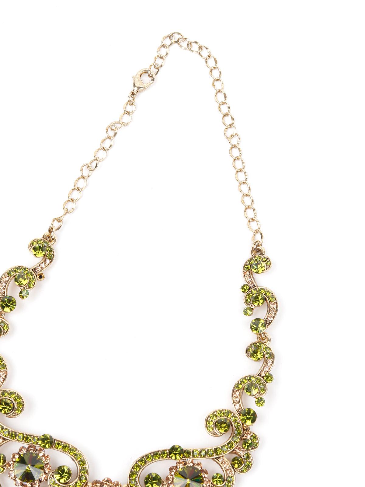 GREEN STONES SET - Rajwada