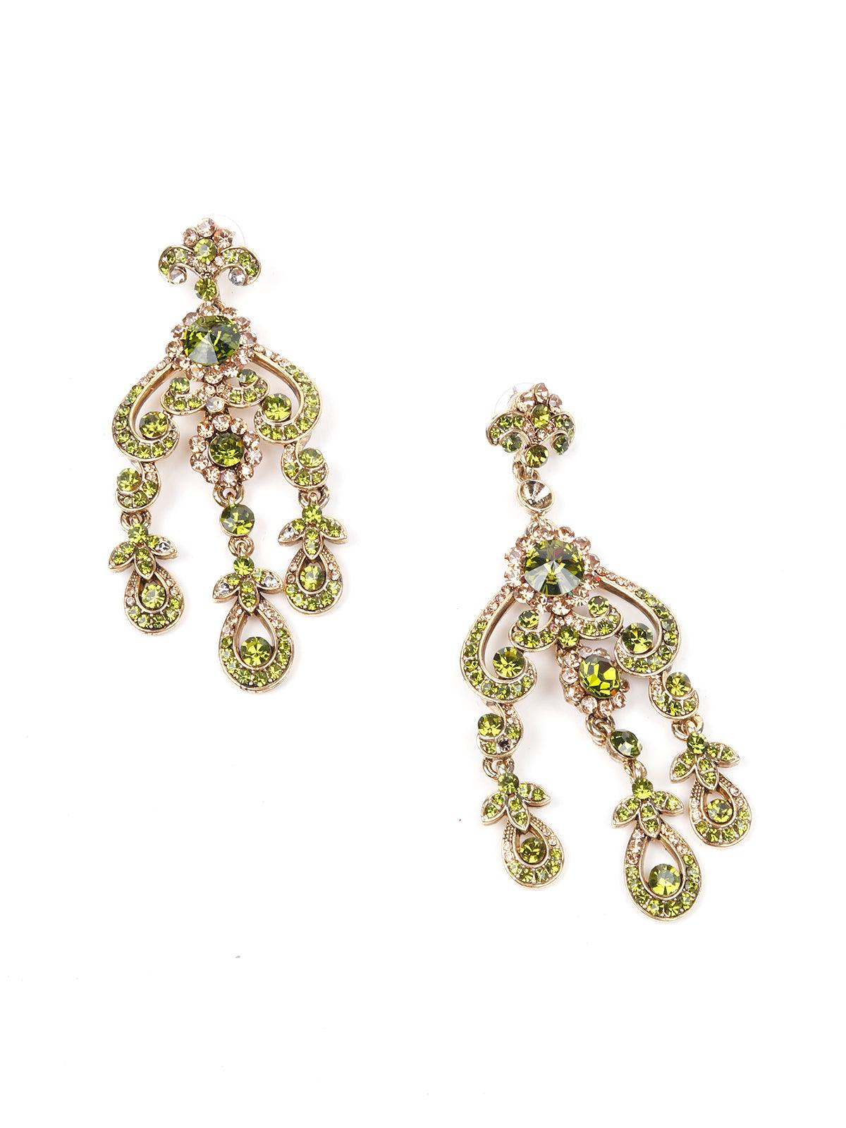 GREEN STONES SET - Rajwada
