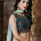 Green Thai Silk Lehenga Choli Set - Rajwada