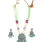 Green Trendy  Necklace Set - Rajwada