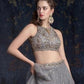 Grey Designer Lehenga - Rajwada