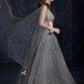 Grey Designer Lehenga - Rajwada