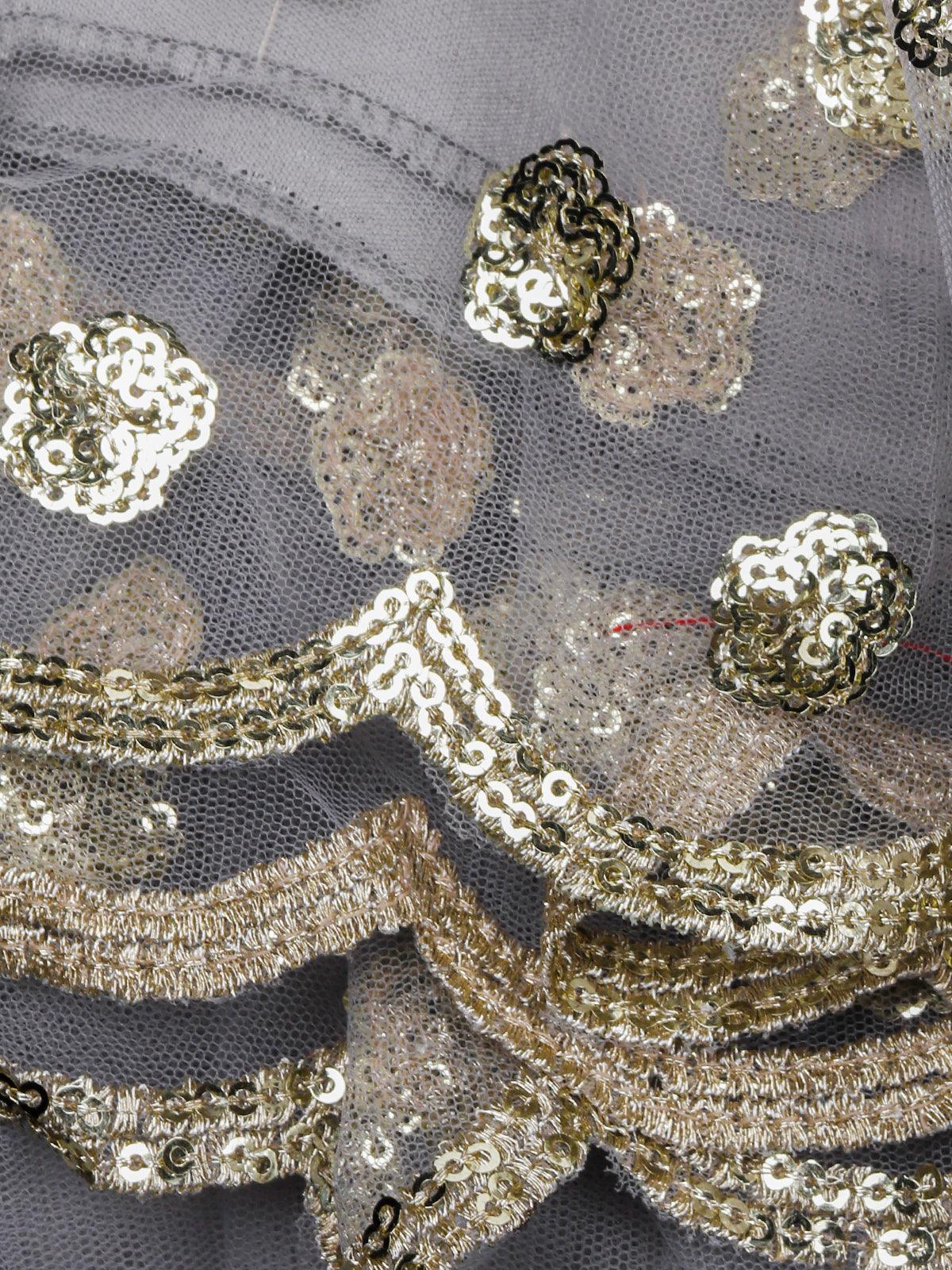 Grey Designer Lehenga - Rajwada