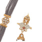 Grey Onyx-Kundan-Enamelled Necklace Set! - Rajwada