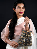 Heavily Embellished Multicolour Potli - Odette