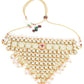 Heavy Triangular Kundan Necklace - Rajwada