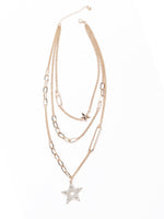 High-quality stunning star pendant layered necklace - Rajwada