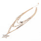 High-quality stunning star pendant layered necklace - Rajwada