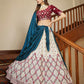 Impressive Beige Georgette Lehenga Set - Rajwada