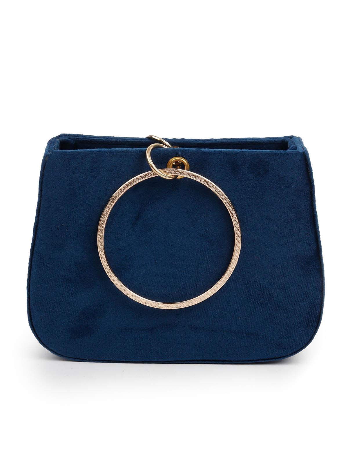 IMPRESSIVE BLUE CLUTCH - Rajwada