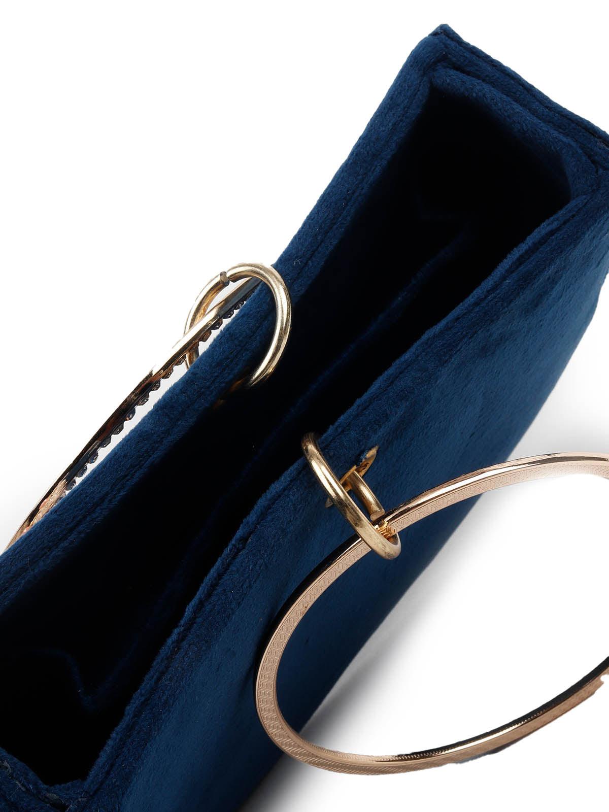 IMPRESSIVE BLUE CLUTCH - Rajwada