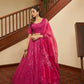 Impressive Deep Pink Art Silk Lehenga Set - Rajwada