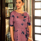 Impressive Dust Pink Cotton Anarkali - Rajwada