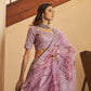 Impressive Dusty Pink Art Silk Lehenga Set - Rajwada
