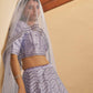 Impressive Lavender Silk Lehenga Set - Rajwada