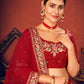 Impressive Multi-Colored Art Silk Lehenga Set - Rajwada