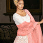 Impressive Orange Georgette Lehenga Set - Rajwada