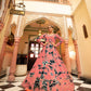 Impressive Peach Cotton Anarkali - Rajwada
