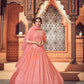 Impressive Peach Georgette Lehenga Set - Rajwada