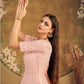 Impressive Peach Net Anarkali - Rajwada