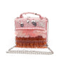 IMPRESSIVE PINK EMBELLISHED CLUTCH - Rajwada