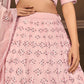 Impressive Pink Georgette Lehenga Set - Rajwada