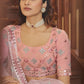 Impressive Pink Georgette Lehenga Set - Rajwada
