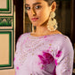 Impressive Purple Cotton Anarkali - Rajwada
